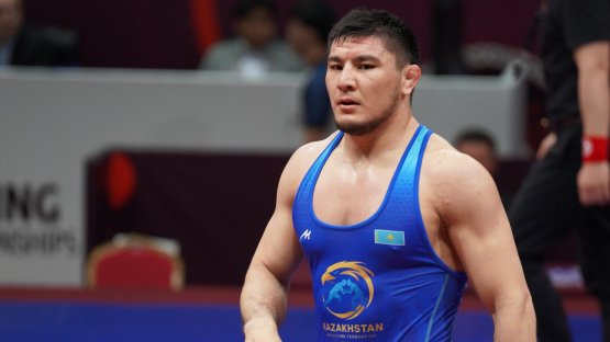 Азамат Даулетбеков взял бронзу чемпионата Азии по борьбе в Бишкеке