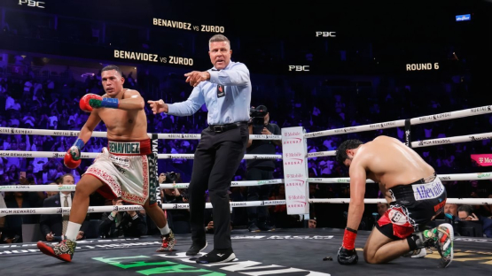 Давид Бенавидес нокаутировал Хильберто Рамиреса в бою за титулы WBA и WBO (ВИДЕО)