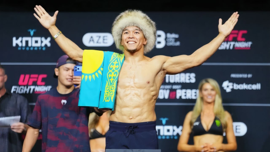Асу Алмабаев назвал главный недостаток после громкой победы на UFC Баку