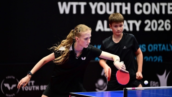 Казахстан выиграл первую медаль на турнире WTT Youth Contender по настольному теннису в Алматы