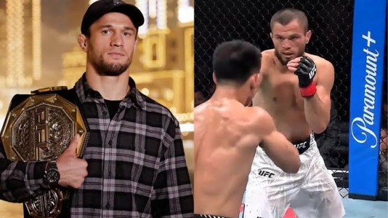 Зачем Усман Нурмагомедов запрыгнул в клетку после поражения Умара на UFC в Шанхае 