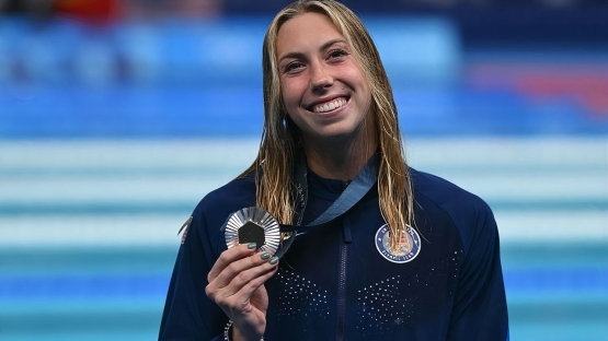 23-летняя американка побила свой мировой рекорд в плавании