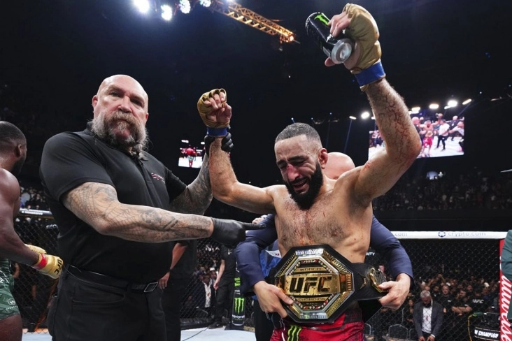 Чемпион UFC отметился дерзким высказыванием в адрес Рахмонова