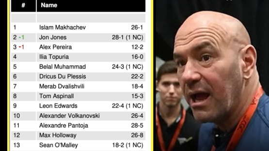 Рейтинг UFC: последние обновления и изменения