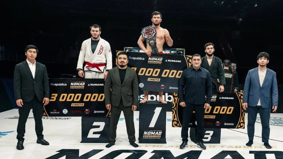 Азамат Бакытов стал чемпионом первого сезона Гран-при Nomad Wrestling и забрал 10 миллионов!