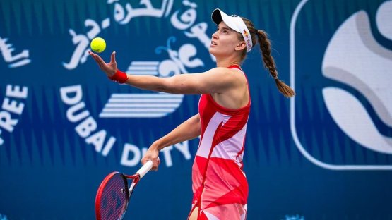 Елена Рыбакина отыграла ШЕСТЬ матчболов и вышла в четвертьфинал турнира WTA 1000 в Дубае (ВИДЕО)