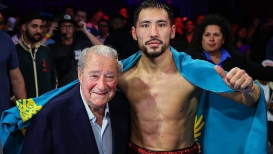 Жанибек Алимханулы: "У нас прекрасные отношения с Top Rank и Бобом Арумом"