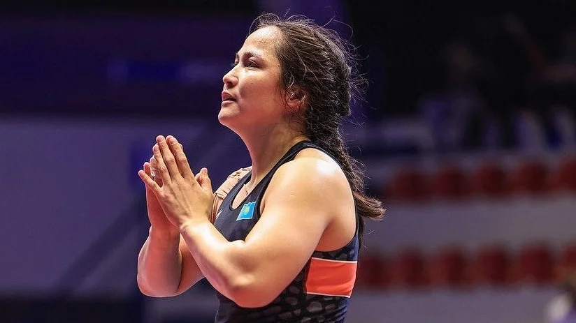 Казахстан выиграл первое золото на чемпионате Азии-2025 по борьбе