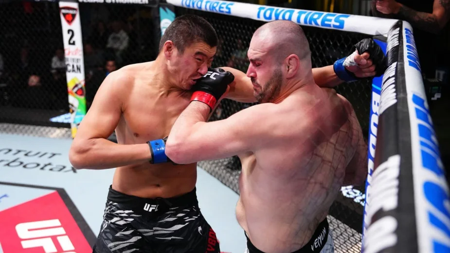Боец из Кыргызстана вышел на замену за 2 дня и проиграл дебют в UFC
