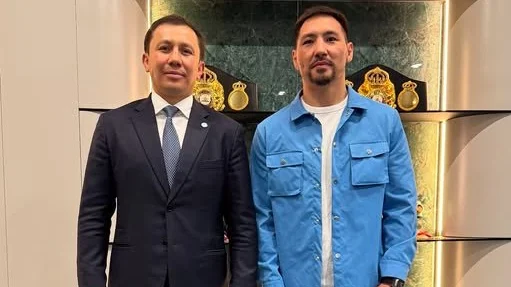 Геннадий Головкин встретился с Жанибеком Алимханулы