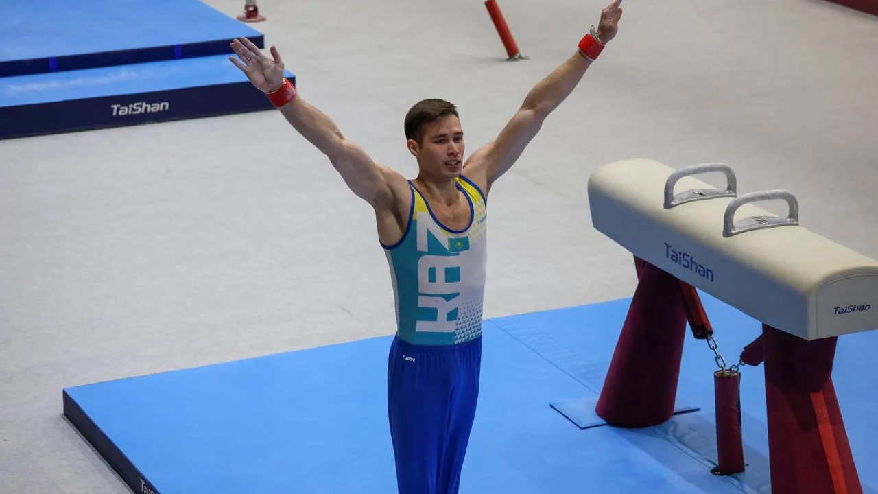 Нариман Курбанов - чемпион Азии по спортивной гимнастике!