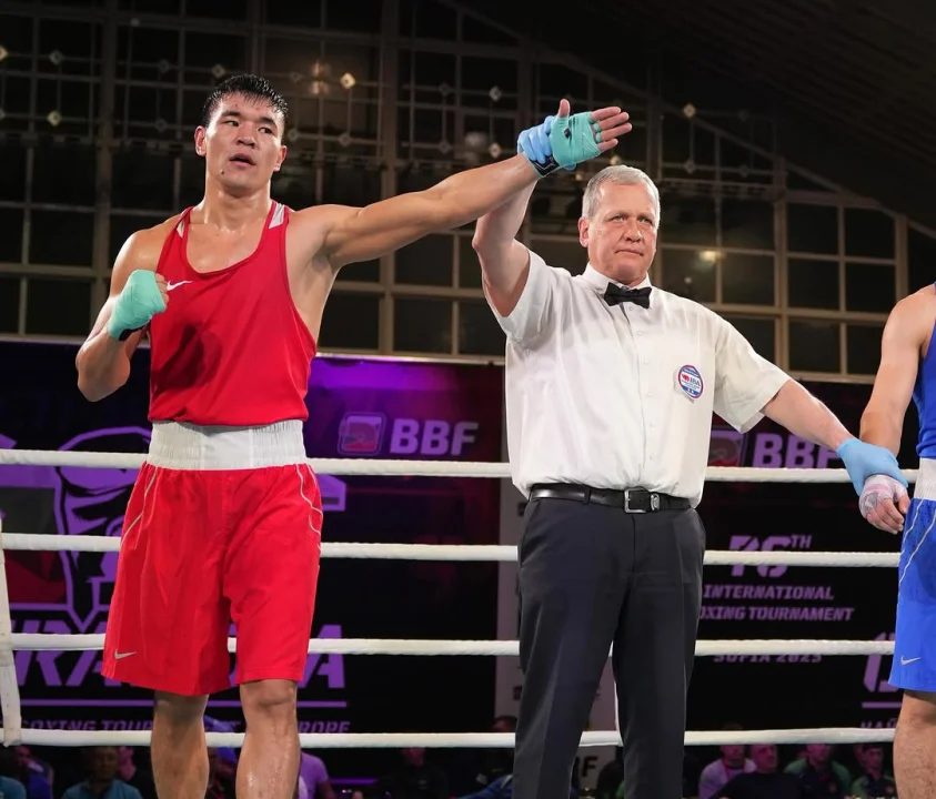 Абылайхан Жусупов победил олимпийского чемпиона в финале Eindhoven Box Cup!