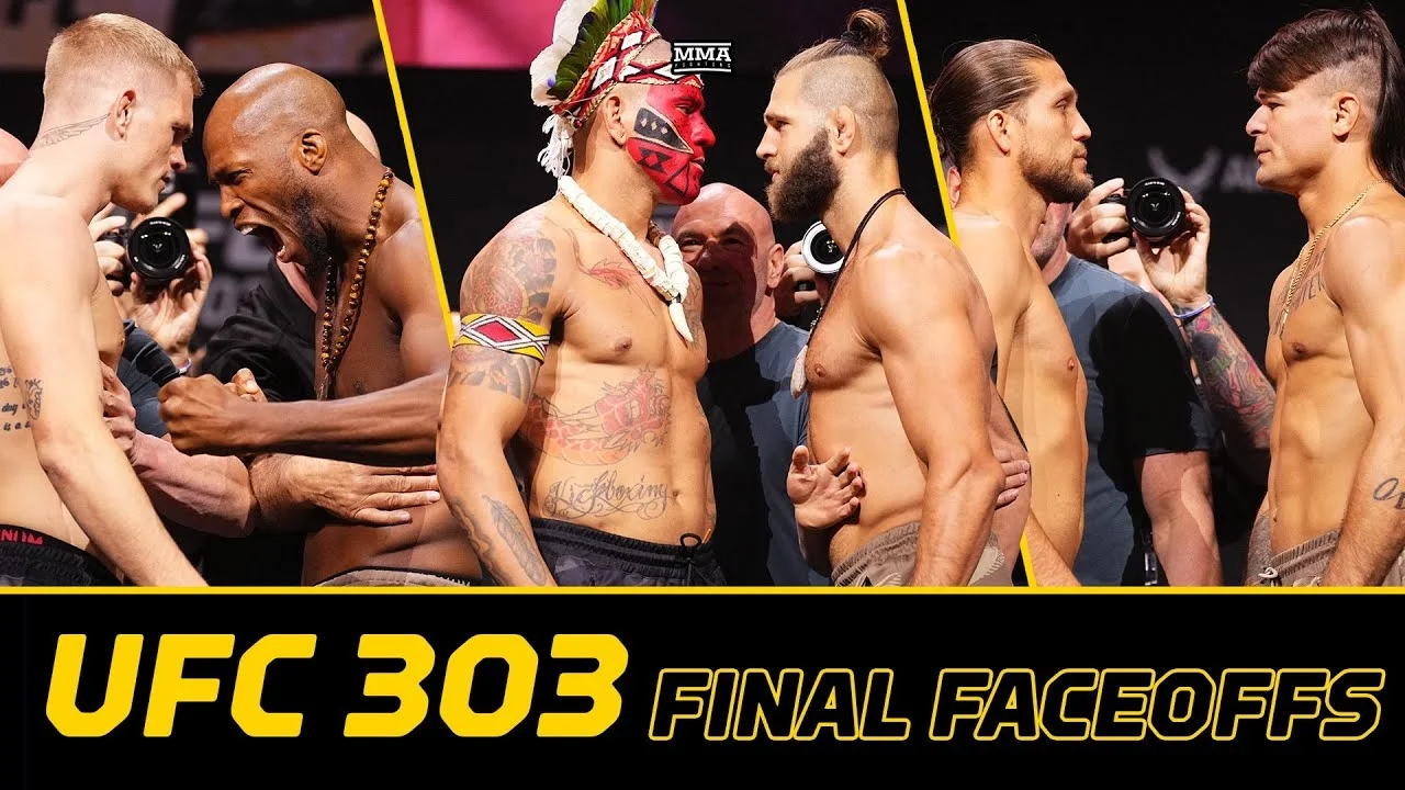 Как прошли битвы взглядов перед UFC 303? Запомнился только Иан Гэрри!
