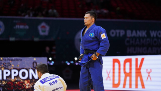 Казахстанец уничтожил чемпиона мира за 10 секунд на ЧМ-2025!