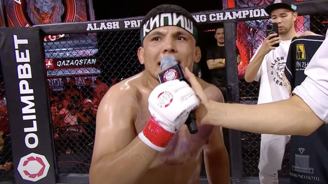 В Казахстане вызвали на бой чемпионов UFC - Илию Топурия и Мераба Двалишвили