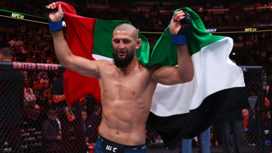 Как Хамзата Чимаева встретили в ОАЭ с титулом UFC!