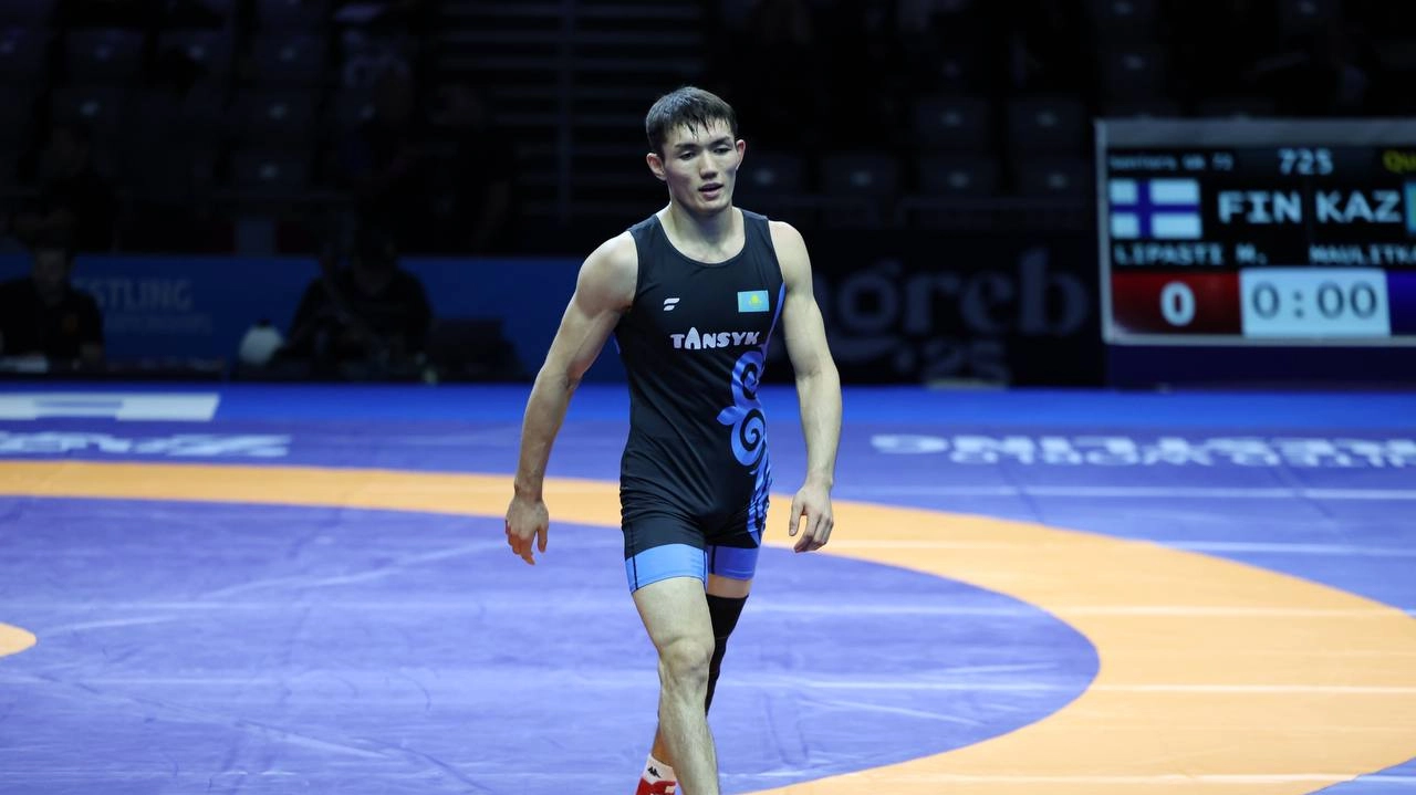 Казахстанский борец Мерей Маулетханов остановился в шаге от медали чемпионата мира