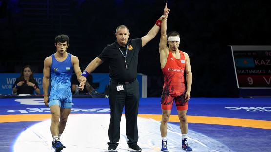 Видео: Как Айдос Султангали стал чемпионом мира-2025 по борьбе