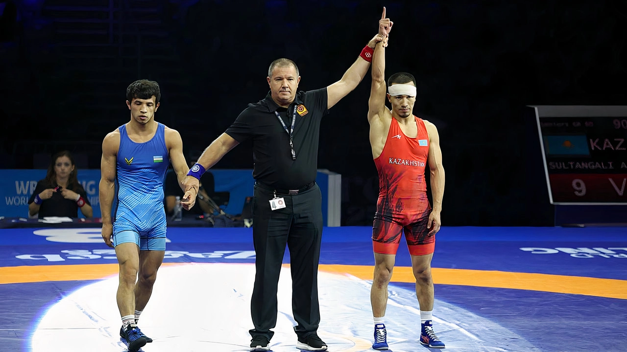 Видео: Как Айдос Султангали стал чемпионом мира-2025 по борьбе