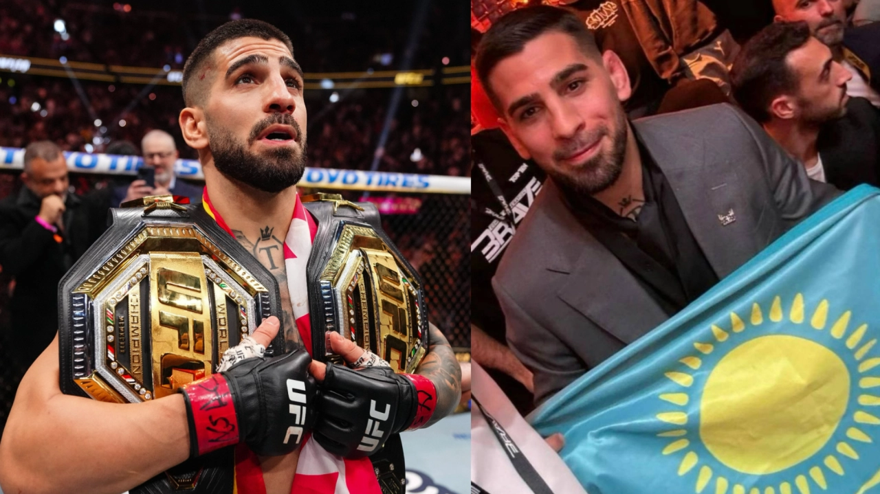 Суперзвезда UFC Илия Топурия – с флагом Казахстана. Как это получилось? 
