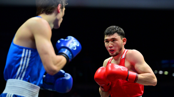 Ертуган Зейнуллинов уверенно стартовал на чемпионате Казахстана по боксу