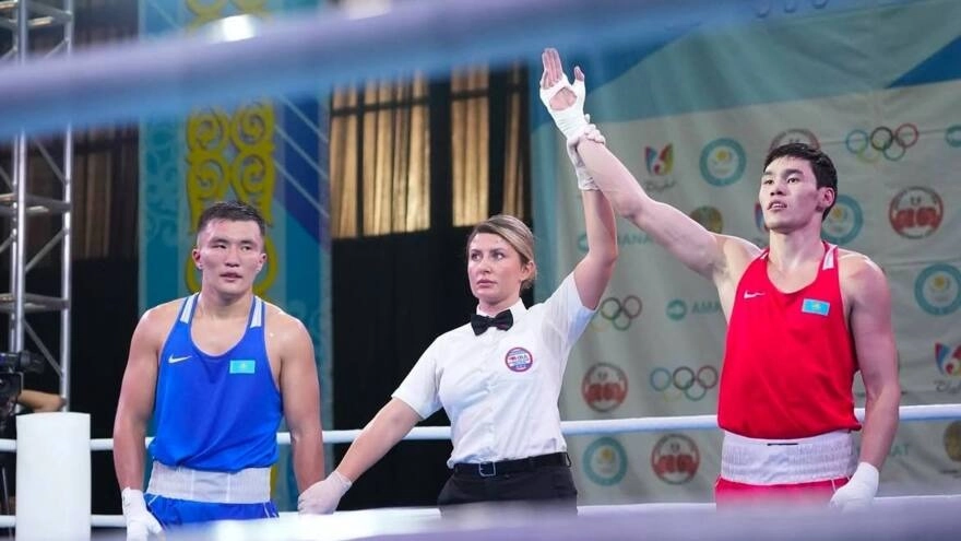 Сабыржан Аккалыков с нокдауном вышел в полуфинал чемпионата Казахстана