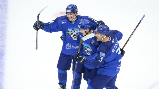 "Барыс" победил и продолжил результативную серию в КХЛ до четырех матчей (ВИДЕО)