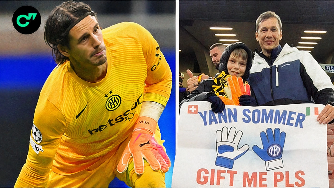 Голкипер "Интера" подарил перчатки юному вратарю из Казахстана после матча