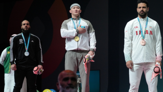 Нургиса Адилетулы: "Эти три золотые медали я посвящаю всему народу Казахстана"