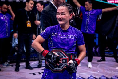 Титульный шанс в США: казахстанка Аян Турсын подерется за пояс Cage Fury