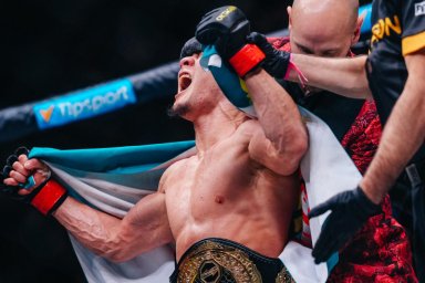 Интервью Жалгаса Жумагулова после досрочной победы над бывшим топ-15 UFC 